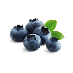 blueberries and cream